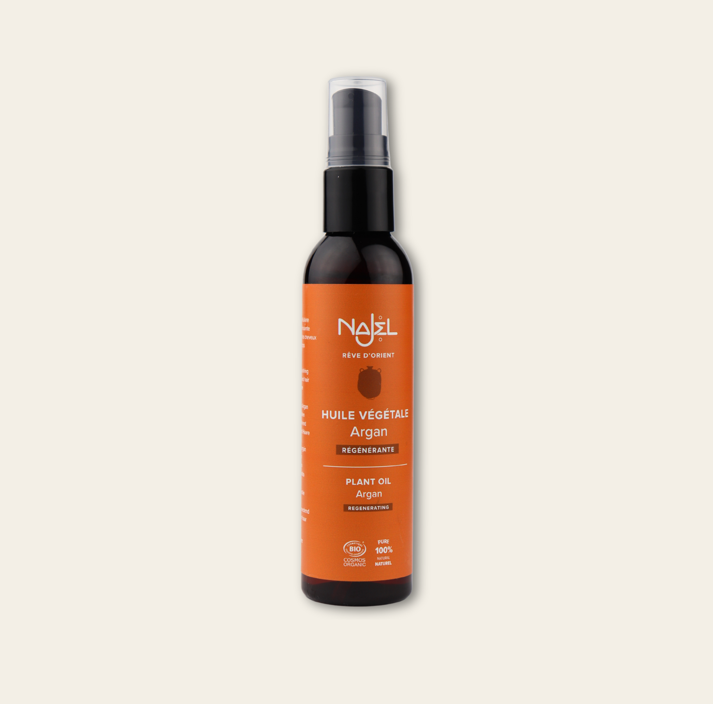 Pearl De Lys organic argan oil bottle fragrance-free pure natural