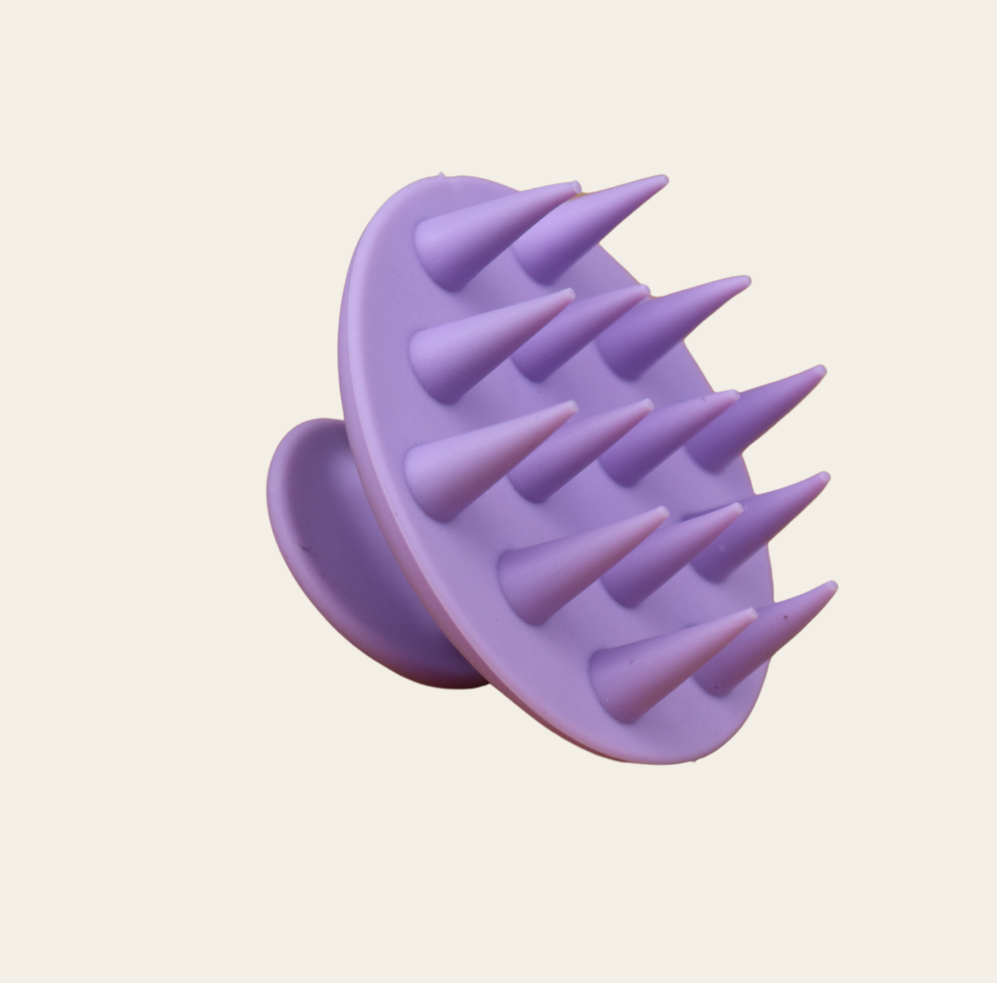 Pearl De Lys Scalp Massager purple stimulates hair growth shampoo brush